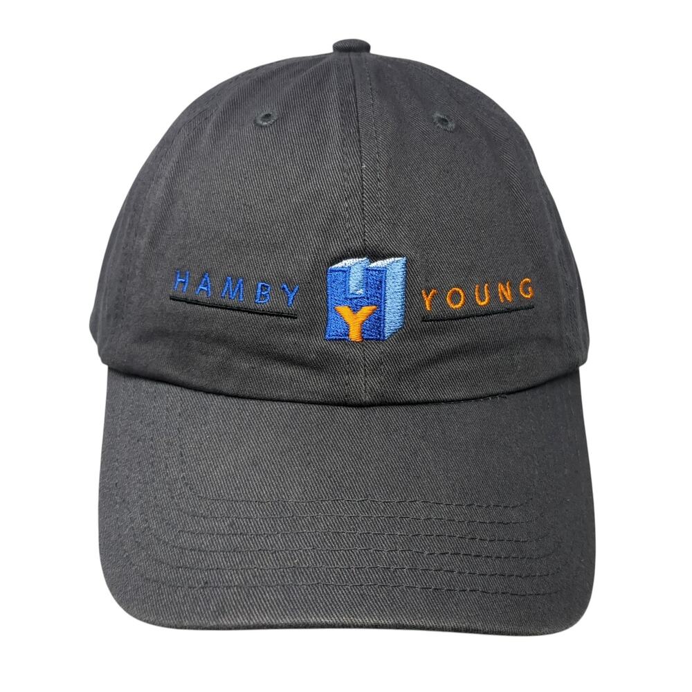 Hamby Young Strapback Baseball Cap Gray One Size Adjustable Model R65 Richardson